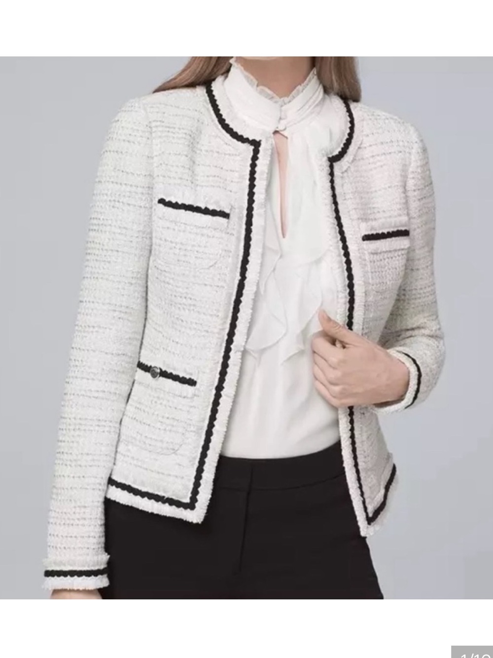 White House Black Market Tweed Jacket